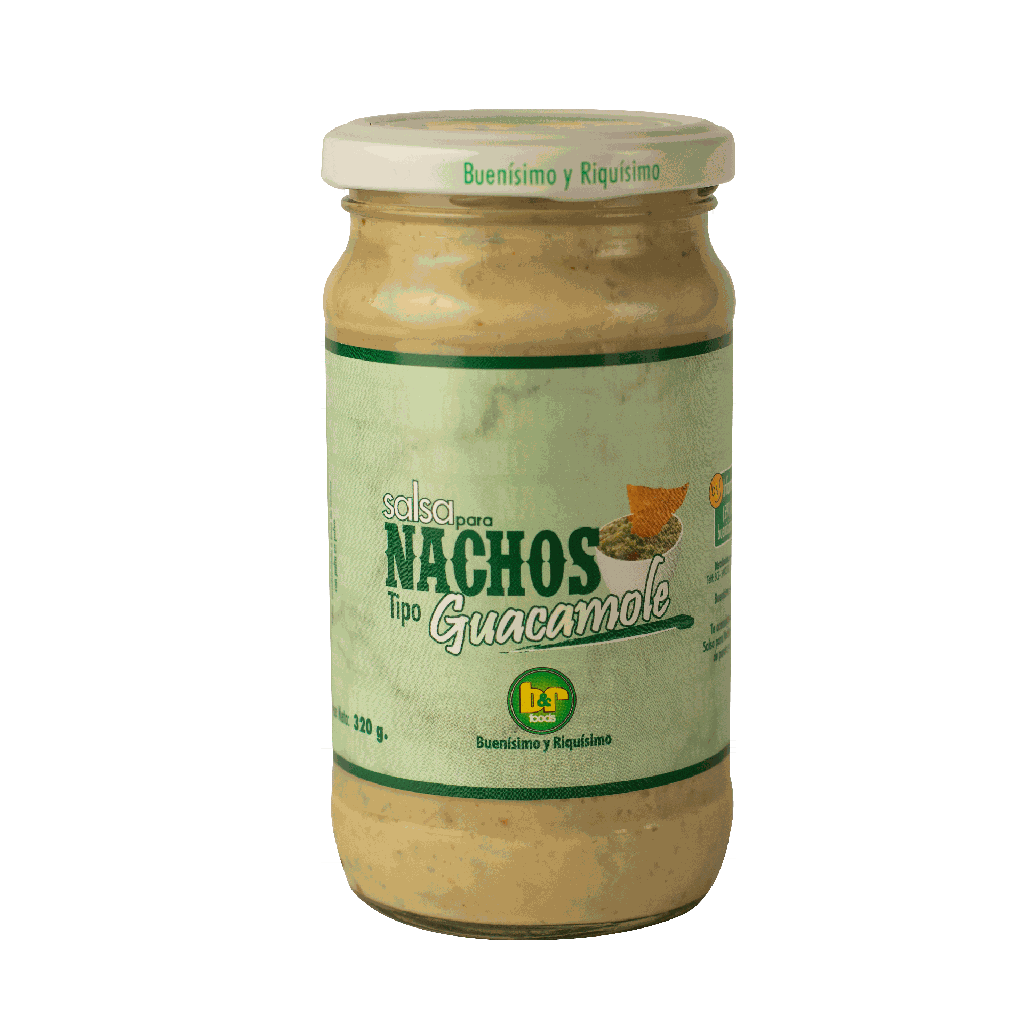 Salsa Para Nachos Tipo Guacamole, Frasco 320 g
