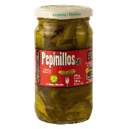 [PT038.1] Pepinillos en Rodajas Tipo Americano, Frasco 340 g